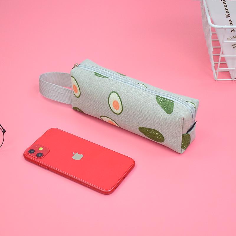 Bojin Animal Pattern Portable Large Capacity Square Pencil Case