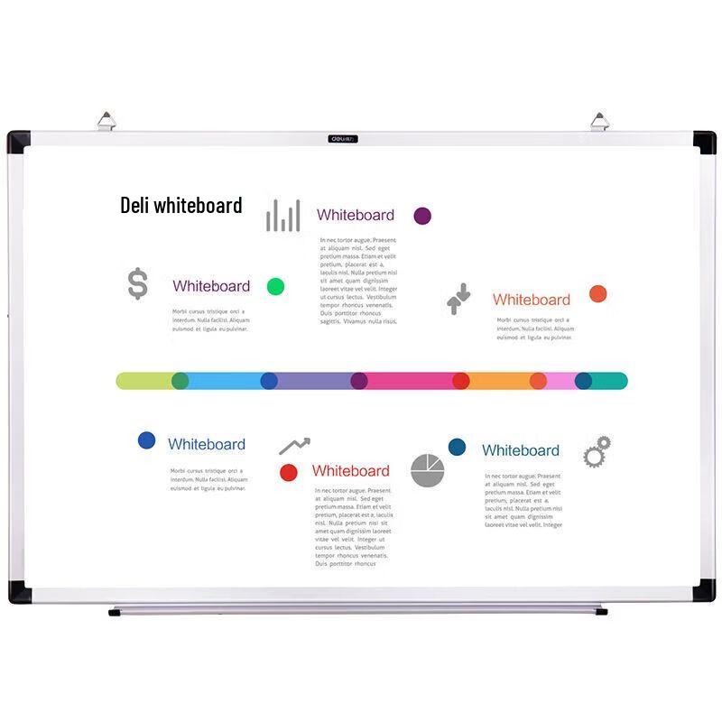 Deli Magnetic Wall-Mounted Whiteboard