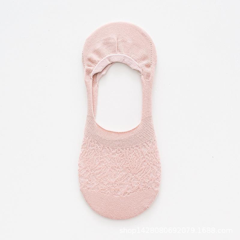 (7 pairs of random colors) Women's lace boat socks, 35-40 invisible sports shoes and socks, no show anti slip socks, breathable ballet shoes and socks