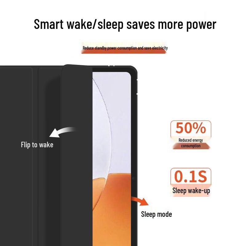 Xiaomi Pad 7 Pro 12.5-inch 2025 Full Coverage Anti-Drop Silicone Tri-Fold Case