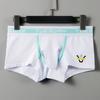 Men Boxer Underwear Letter Print Elephant Nose Design Shorts Briefs Mid-rise High Elasticity Breathable Panties