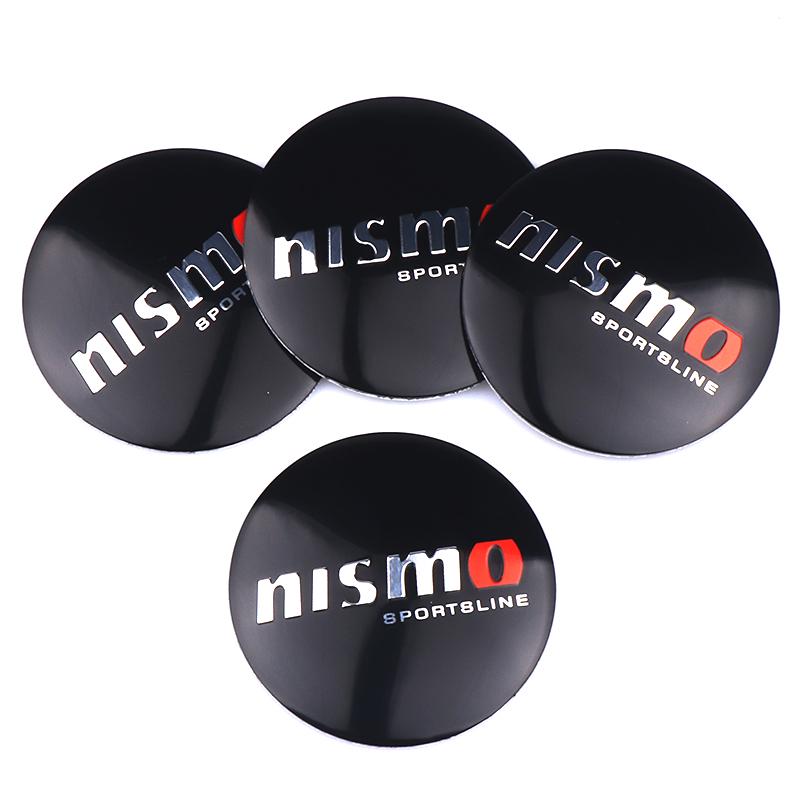 Car New Styling 56mm Wheel Center Hub Cap Sticker Badge Decoration Nissan Qashqai Note Juke Nismo Patrol Navara Mic GTR X-trail