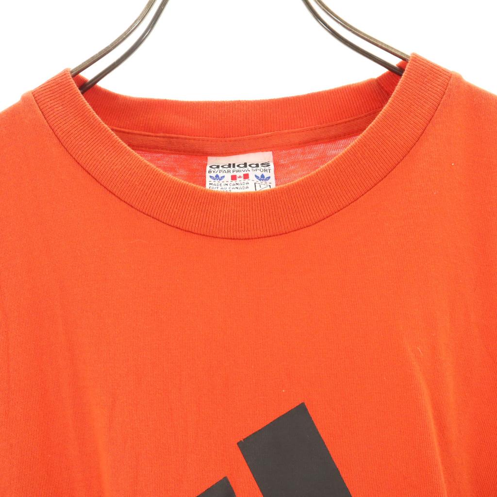 Adidas Short Sleeve T-shirt L Orange Men's Used