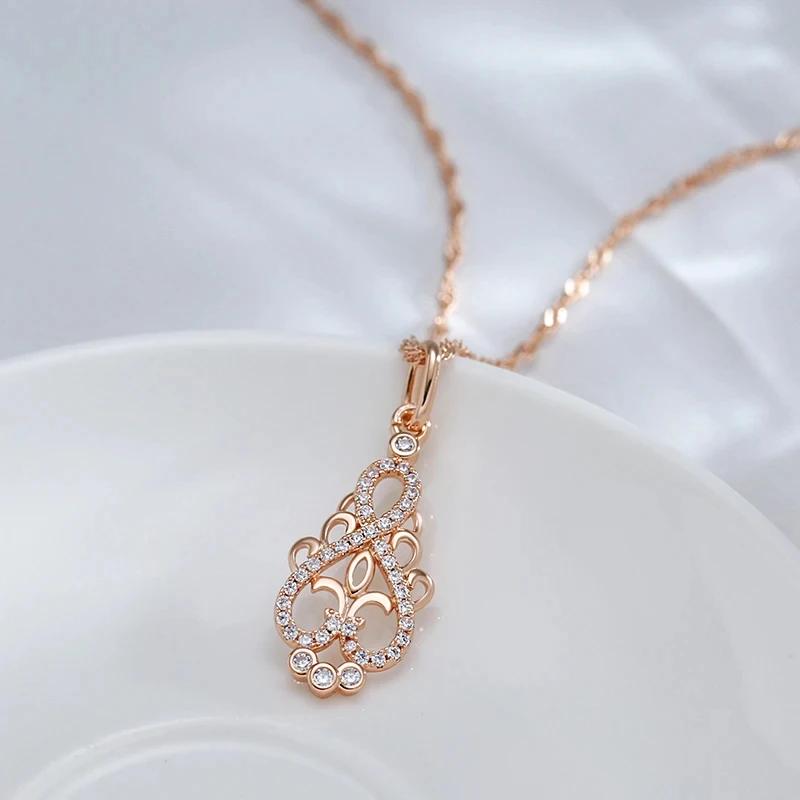 Collana con ciondolo a forma di fiore con zircone vintage per donna, collana etnica color oro, gioielli bohémien
