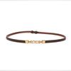 Adjustable Thin Waist Belt for Women Fashion Slimming Buckle Suit Dress Skirt Date and Office Use