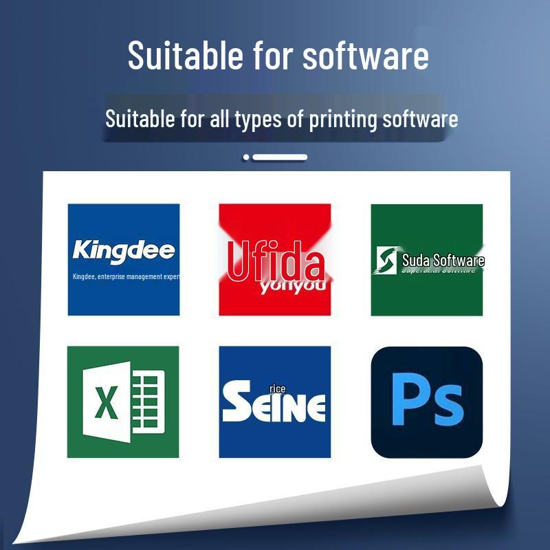 Thickened 80g Accounting Voucher Paper, 240x140mm, Office Supplies