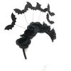Eye Catching Bat Headband With Fabric Fashionable Headwear For Halloween Celebrations And Cosplay Event