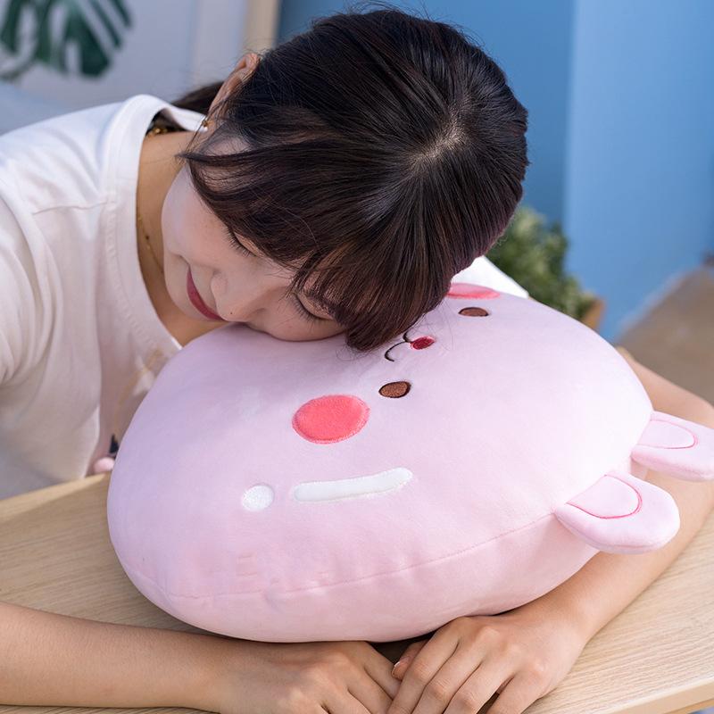 Cute Bear Doll Simulated Balloon Chicken Doll Children Plush Toy Rabbit Dinosaur Sleeping Pillow