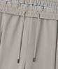 Musinsa Standard Crepe One-Pleat Wide Elastic Pants [Light Warm Grey]