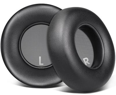 SOULWIT Replacement Ear Pads and Cushions for JBL Club 700BT/Club700BT Headsets, High-Density Foam Ear Cups with Soft Protein Leather Earmuffs (Black)