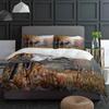 Forest Animal Deer Birch Maple Grass Duvet Cover With Pillow Case Custom 3pcs Bedding Set Quilt Cover Double Bed Home Textile