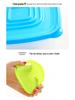 Square & Round Plastic Lunch Containers Set - Sealed, Compartmentalized, Freshness-Preserving Storage Boxes.
