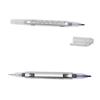 Double Head White Surgical Eyebrow Tattoo Skin Marker Pen Tool Accessories Tattoo Marker Pen With Measuring Ruler Microblading