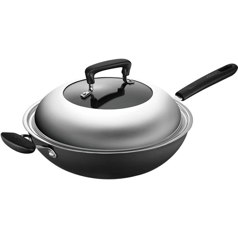 Aisida Hard Anodized Aluminum Stir-Fry Wok