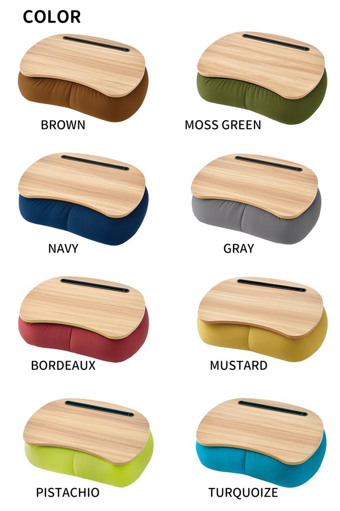 Livheart Polyester Table Cushion, Lilafit, Gray (Total Length: Approx. 45cm), Relaxing Tabletop, 82064-72