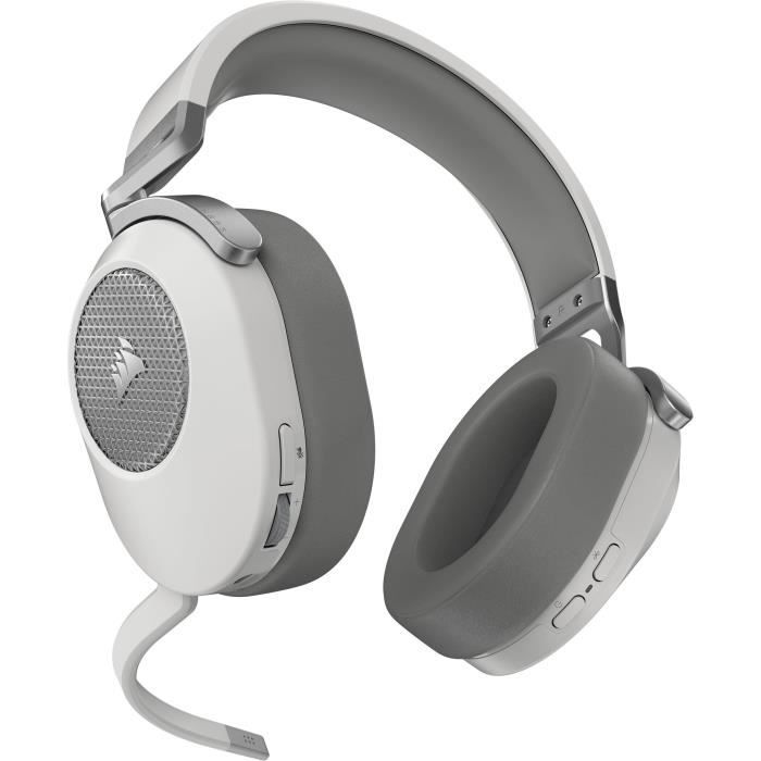 Casque Gaming Sans Fil - CORSAIR - HS65 Wireless V2 - Blanc