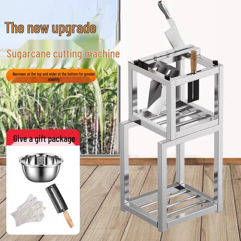 Stainless Steel Sugarcane Chopper and Crushing Knife Holder - Blue