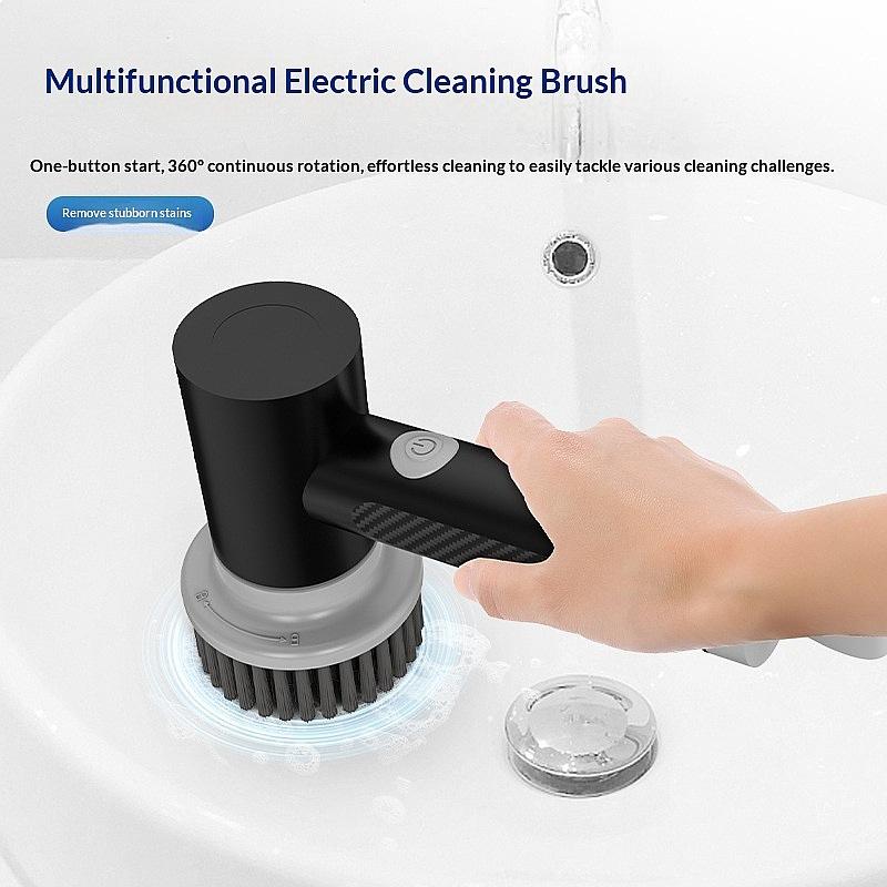 Cross-border Hot S1 Electric Cleaning Brush Multi-functional Scrubber for Kitchen Bathroom