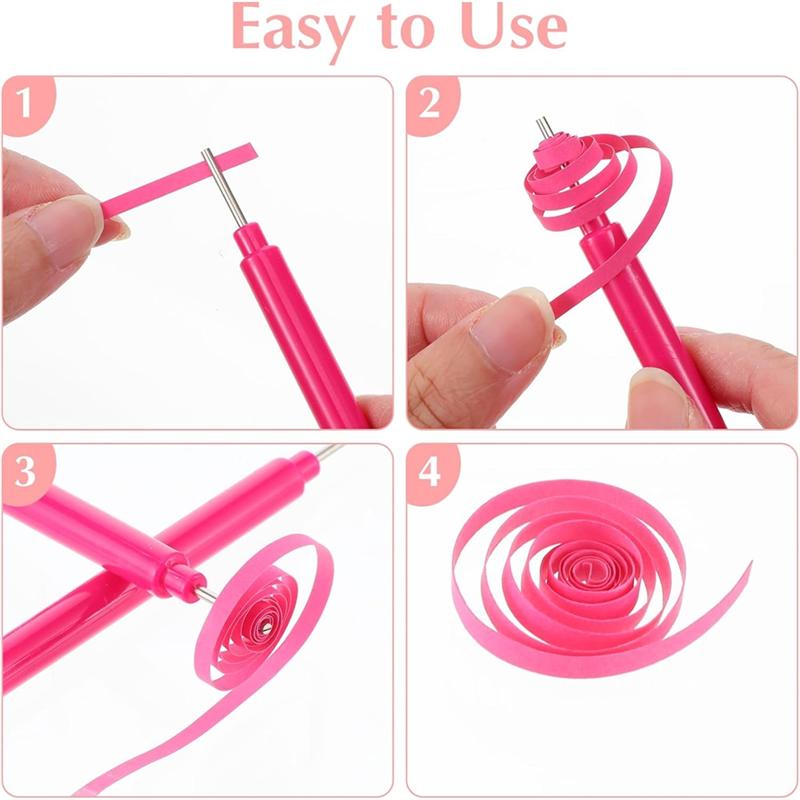 A74E-12 PCS Paper-Quilling Tools Rolling Curling Quilling Needle-Pen For Art Craft DIY Handmade Tools