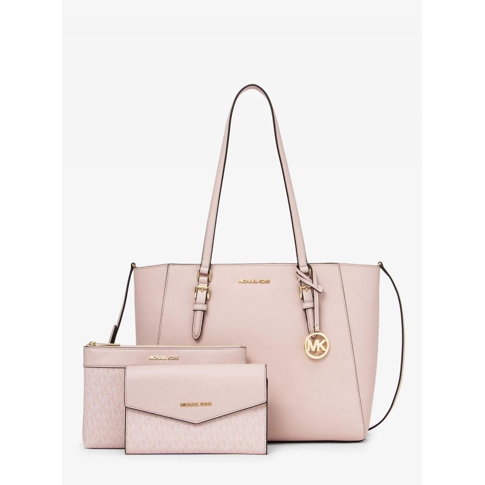 

Michael Kors Charlotte 3 In 1 Tote Large 35r3gcft3t7278 Powder Blush F