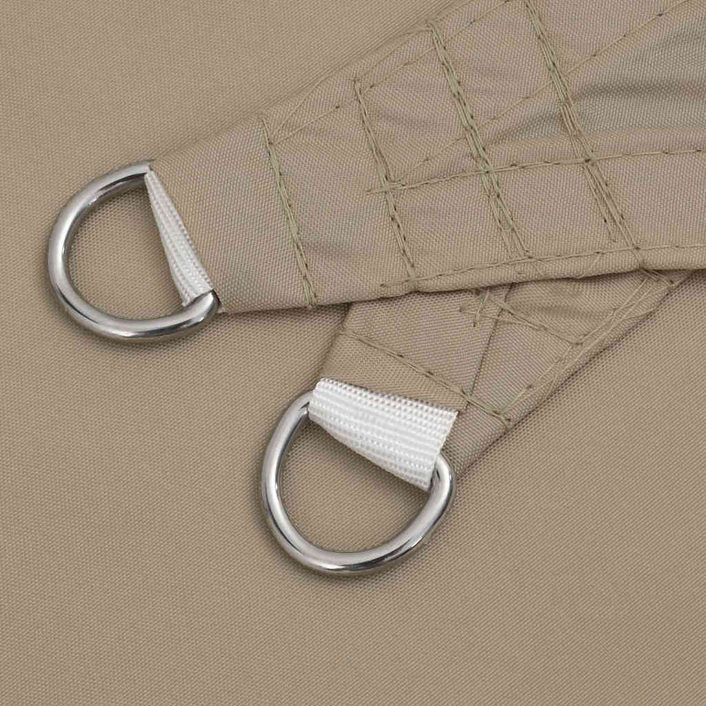 vidaXL Sonnensegel Oxford-Gewebe Rechteckig 3,5x4,5 m Taupe