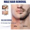 EELHOE Gentle Men's Hair Removal Cream: Soft Cleansing for Chest Hair & Beard, Moisturizes Skin Without Irritation