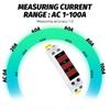 Din Rail Mount 3 Phase Ampere Meter Mini Modular Current Meter Gauge Indicator LED Digital Display Detector Ammeter