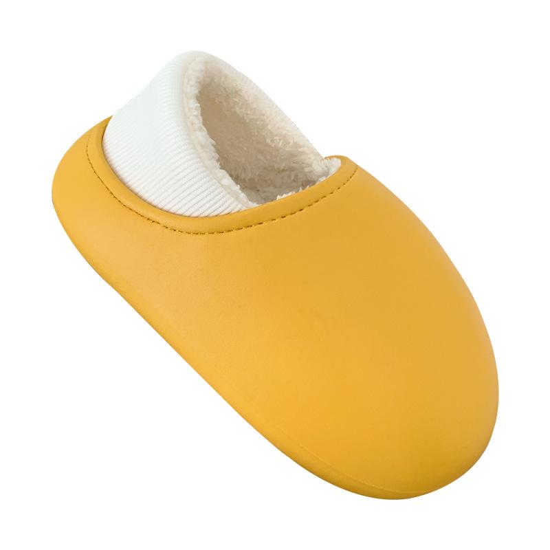 New Slippers Women Winter Soft Fluffy Waterproof Cotton Shoes for Home Thick Sole Slippers Cozy Warm Flats Non-Slip Shoe