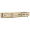 TV Cabinet in Sonoma Oak 147 x 34.5 x 27 cm Particleboard