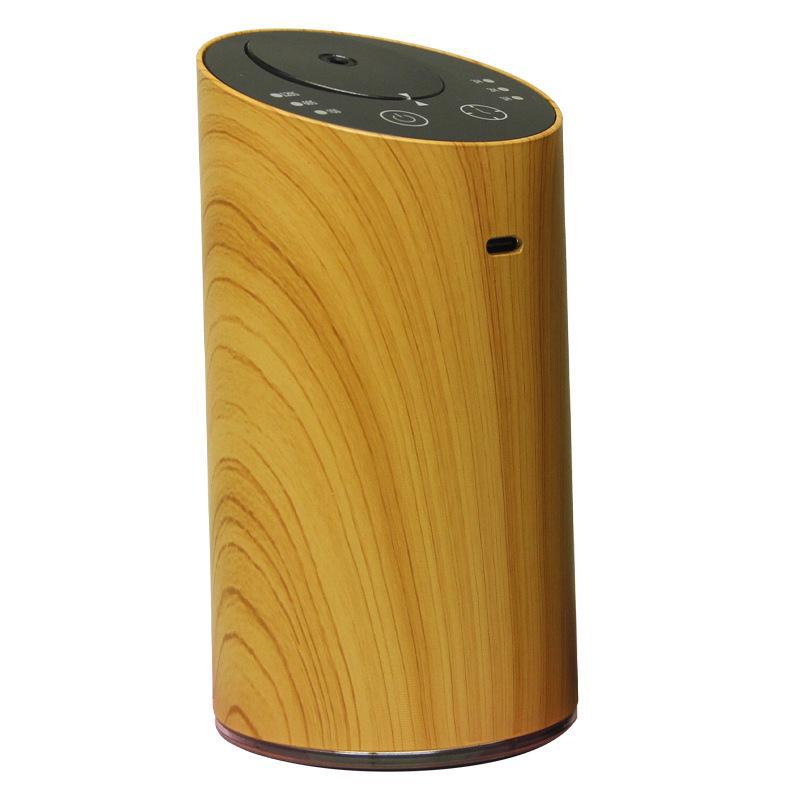 Creative Wood Grain Aromatherapy Diffuser for Office & Car - Large Mist Desktop Design