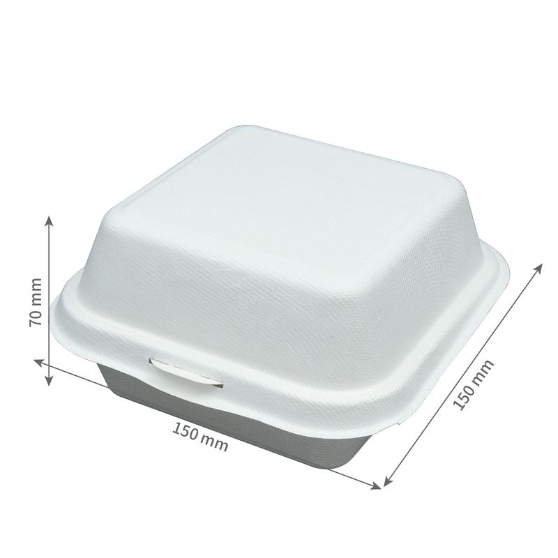 6-inch Disposable Dessert & Burger Boxes