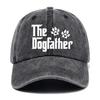 Der Hundepate Lustige Hüte Hundepapa Baseballkappe Hundeliebhaber Hut Geschenke für MännerVerstellbare Baseballkappe für Herren Schwarz