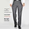 ROMON Men's Autumn/Winter Thick Casual Business Trousers