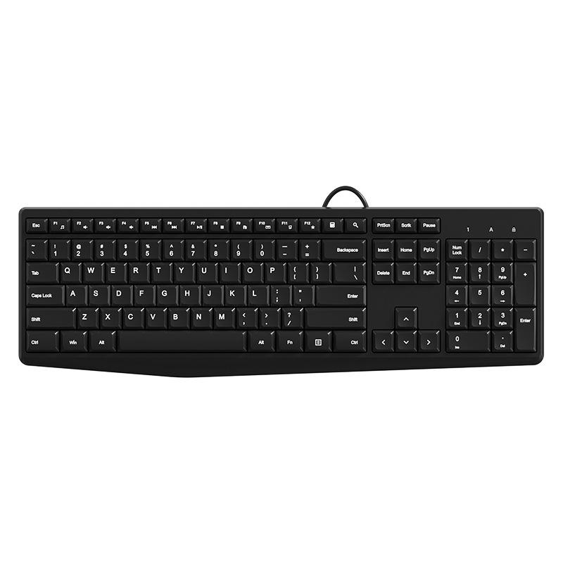 BOW Hangshi K160U Wired USB Universal Keyboard for Laptop & Desktop 
