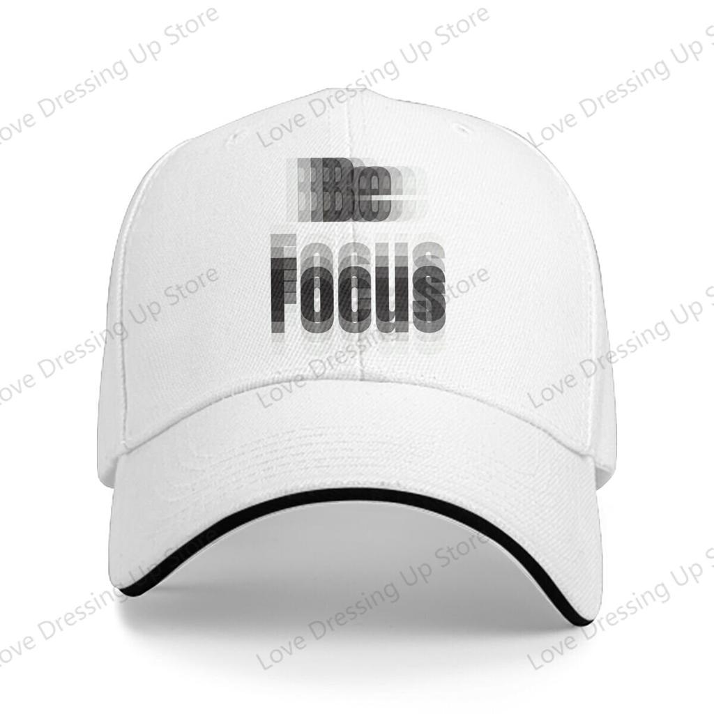 Summer Hip Hop Focus Optical Illusion Baseball Cap Adjustable Personality Golf Hat Outdoor Sunshade Hats Unisex Gift