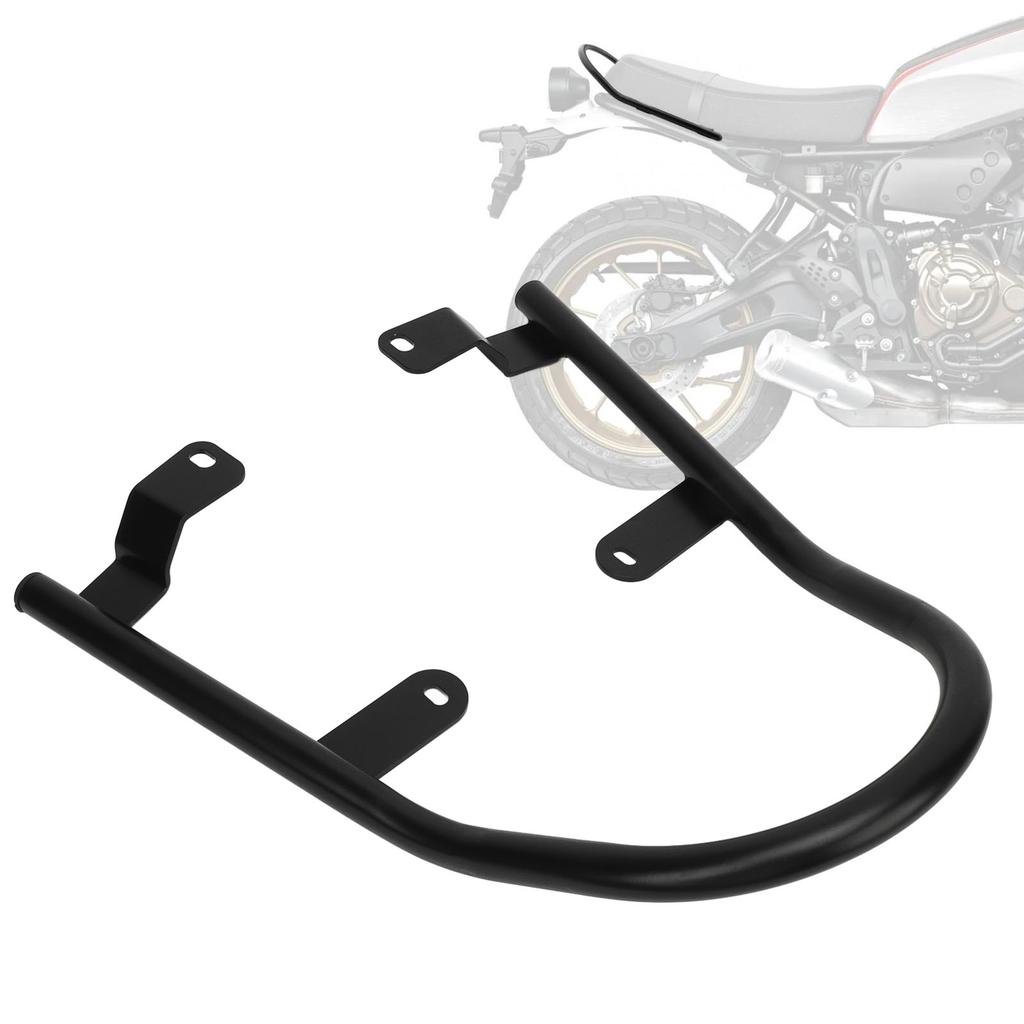 Motorcycle Rear Passenger Grab Bar Comfortable Grip Iron Motorbike Rear Seat Armrest Handle for XSR 700 2017 to 2023 Black