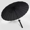 Simple Samurai Umbrella with Long Handle Japanese Umbrella Katana Chinese Household Straight Rod Umbrellas Windproof Rain Gear