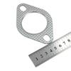Audiophile Muffler Gasket 2 Pieces Exhaust Gasket Flange Gasket Metal
