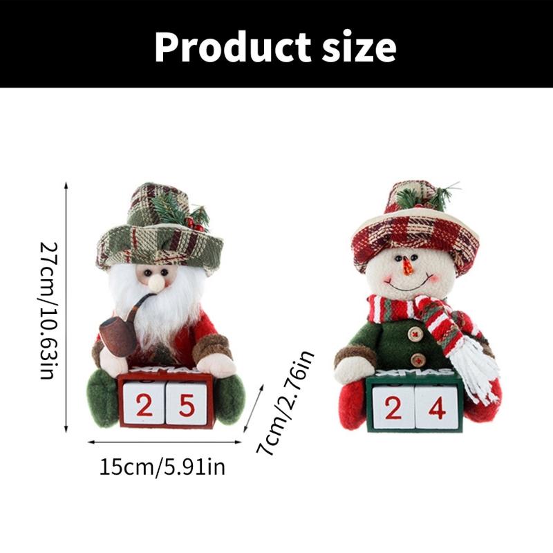 Festival Gnomes Advents Calendar Plush Toy Christmas Gnomes Countdowns Advents Calendar Ornament Holiday Charm Decors