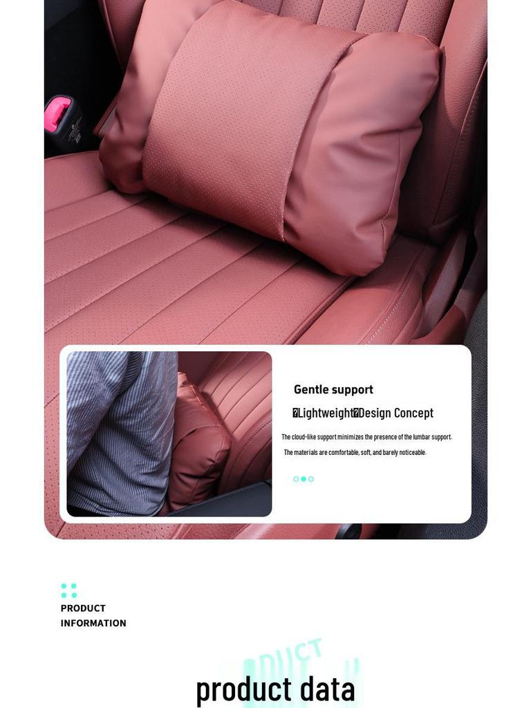 Matching Headrest & Lumbar Support Set for Chery Jetour Traveler/Shanhai T1 T2