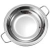 LISM Stainless Steel Wide-Rim Pot