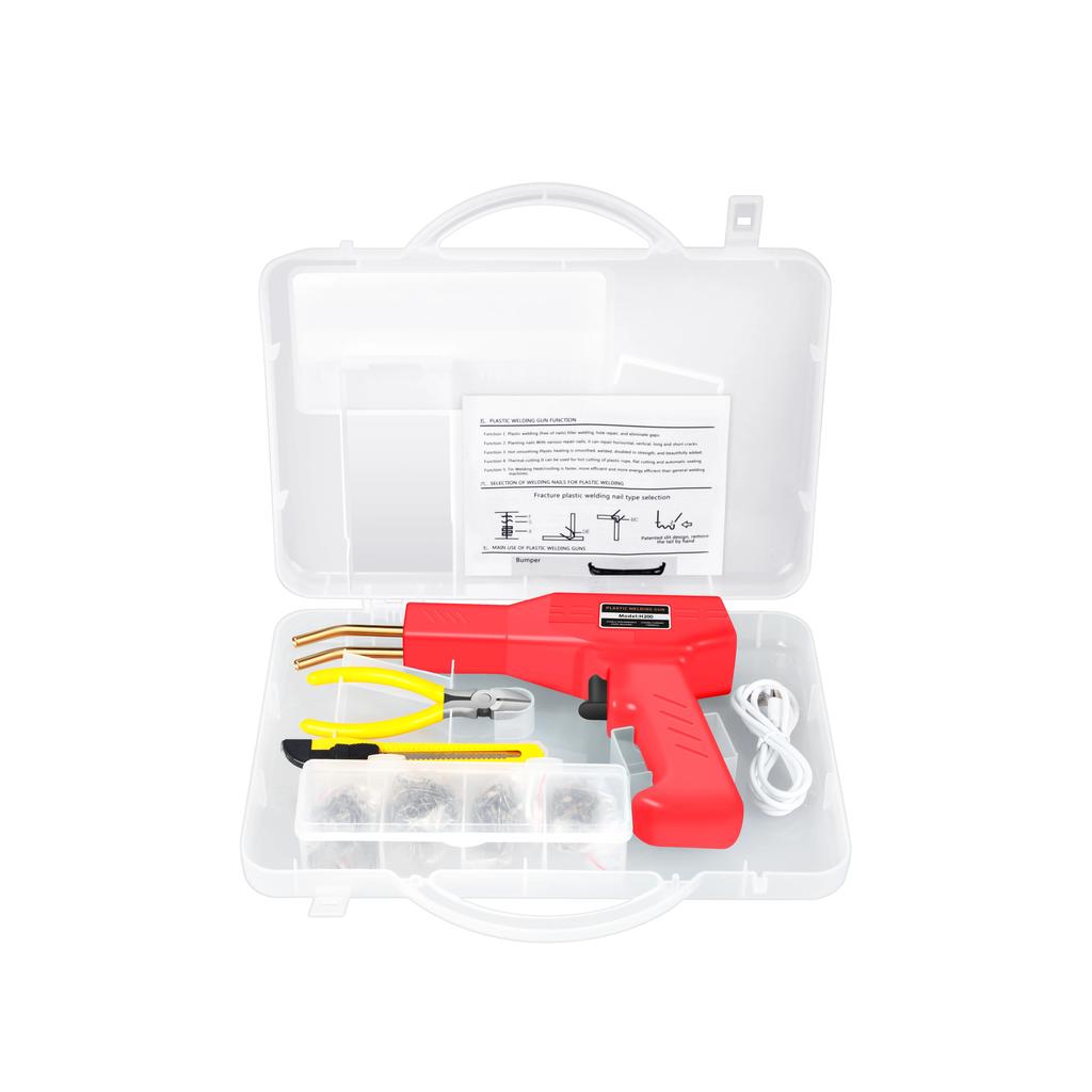 Repair Welding Gun200W Rechargeable Plastic Welding Machine Bumper Repair Kit Soldering Iron For Plastic Repair Car Bumper
