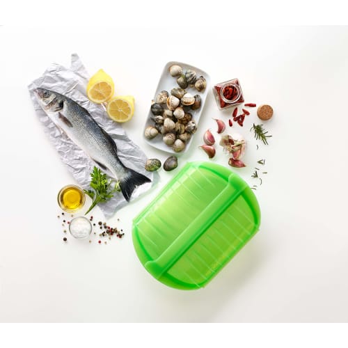 Lekue Family Steam Case, Lettuce, 62038