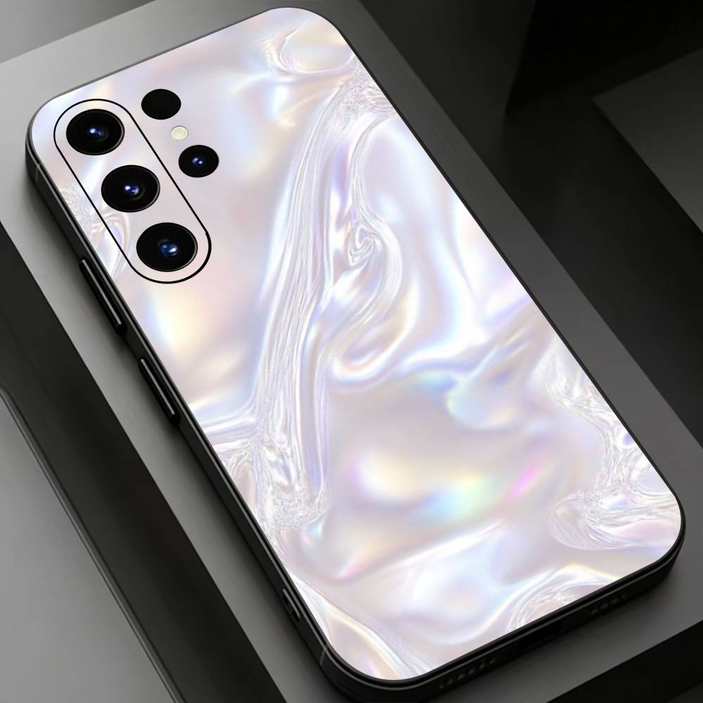 Holographic Bubble Y2K Style Phone case for Samsung Galaxy S24,25,26,23 22,21,S20 Plus Ultra FE soft fundas cases