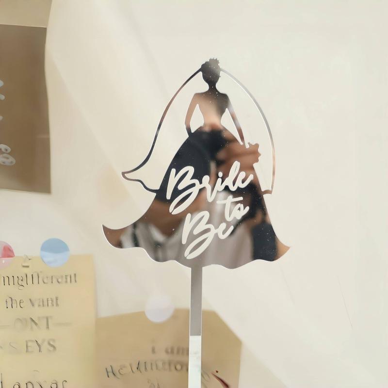 

Bride to be Cake Topper Wedding Engagement Bachelorette Bridal Shower Theme Party Cake Decoration Supplies cake decorating tools