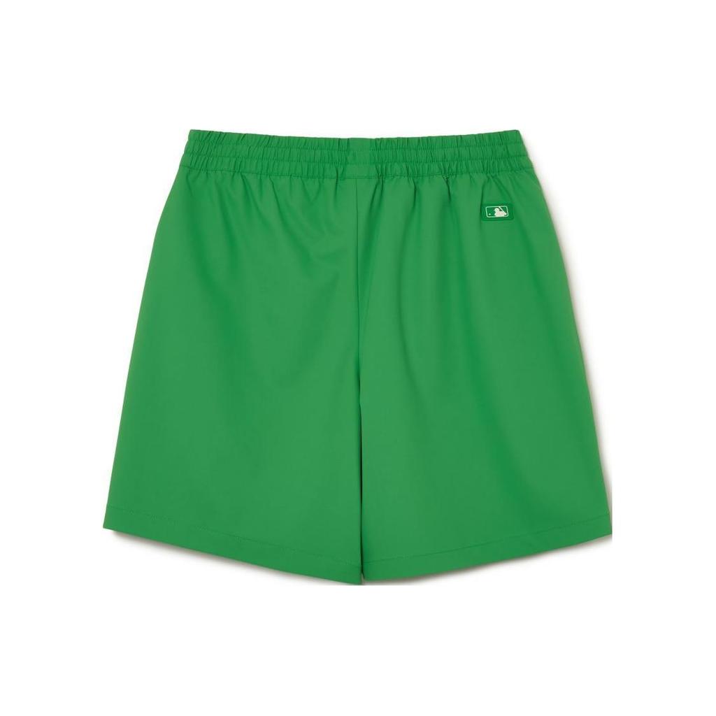 New MLB Base Logo Casual Shorts Unisex Green 3ASMR0133-05GNS