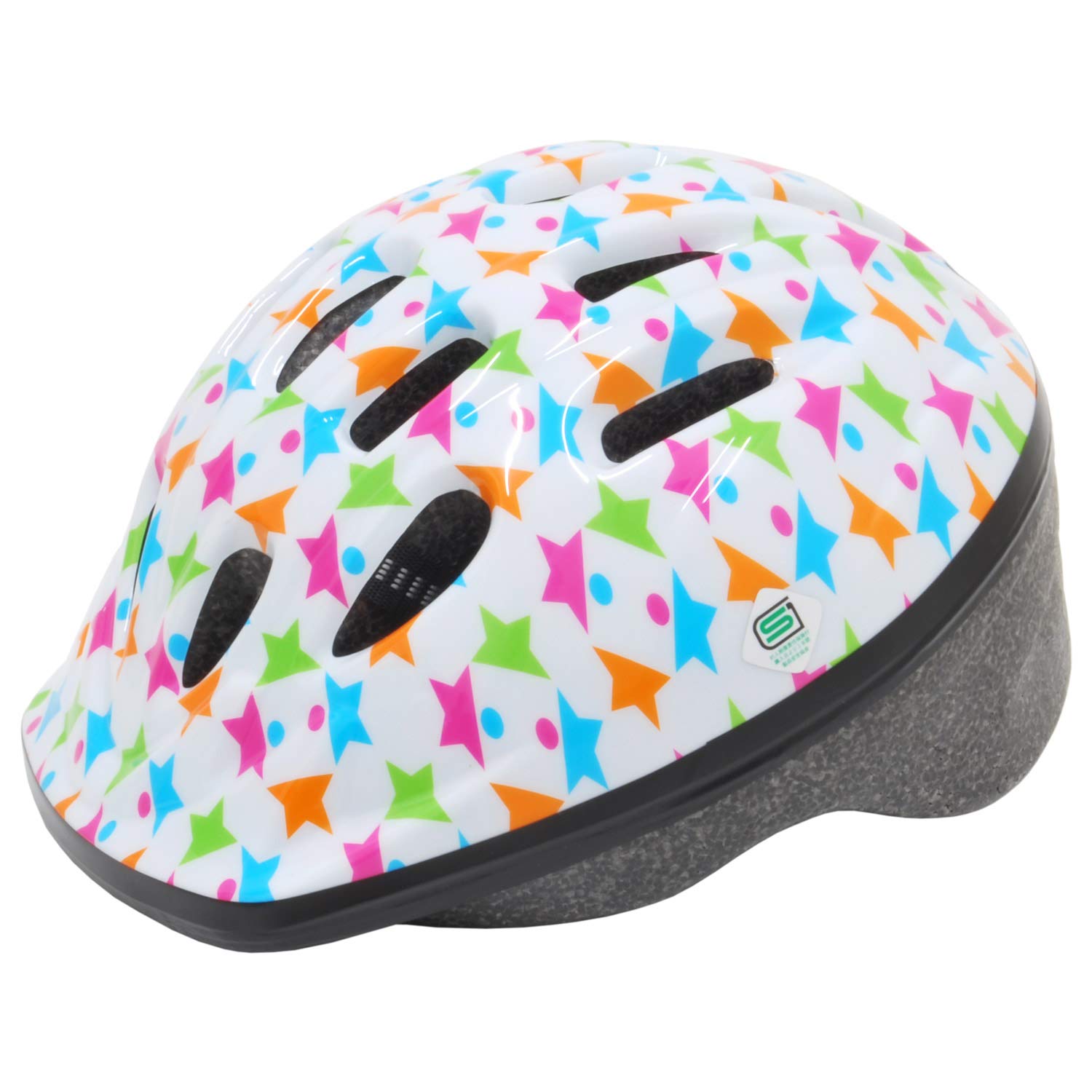 Детский шлем PALMY, Звездный белый, 52-56 см, Внутренняя ширина 14,5 см, Стандарт SG