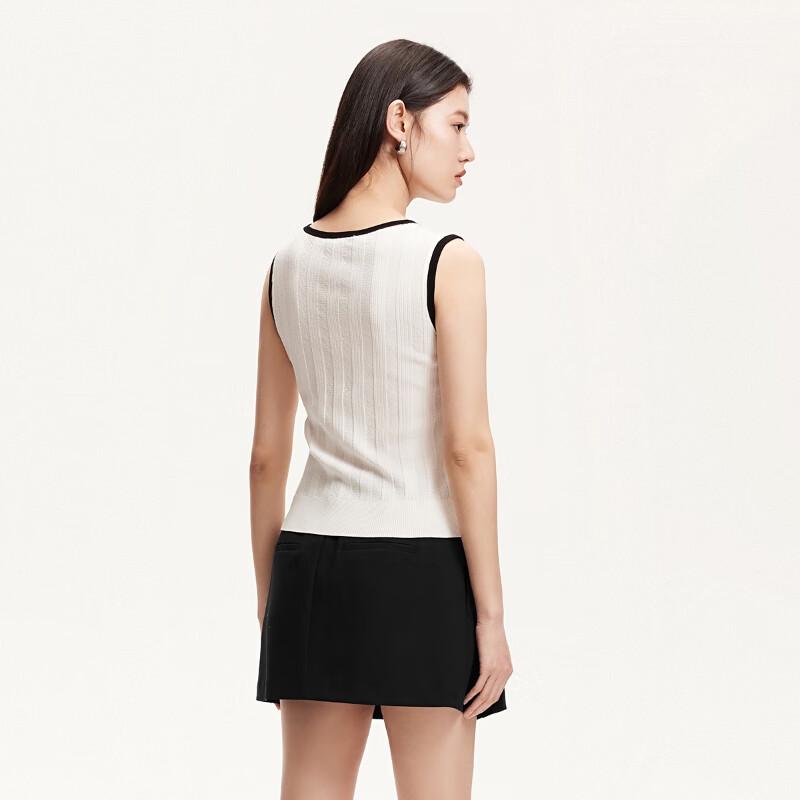 Veromoda Women's Slimming Pleated Mini Skirt