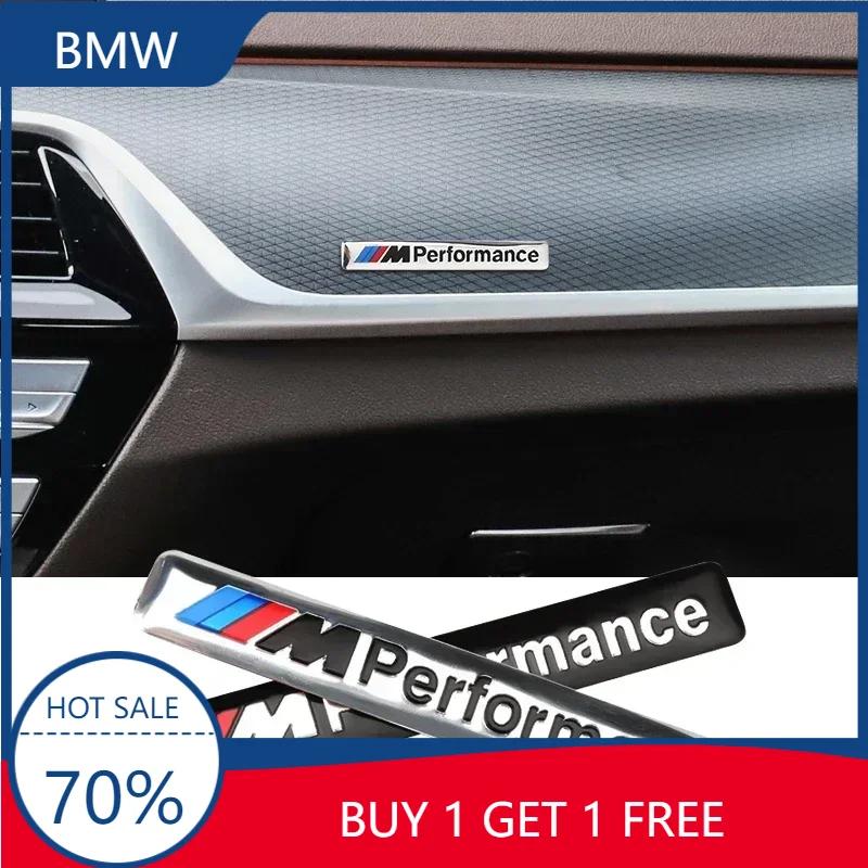 X5 X6 1PCS Car Decal Logo Badge Auto Accessories Sticker M Power Performance For BMW M 1 3 4 5 6 7 Series Z X M3 M5 M6 Mline Emb