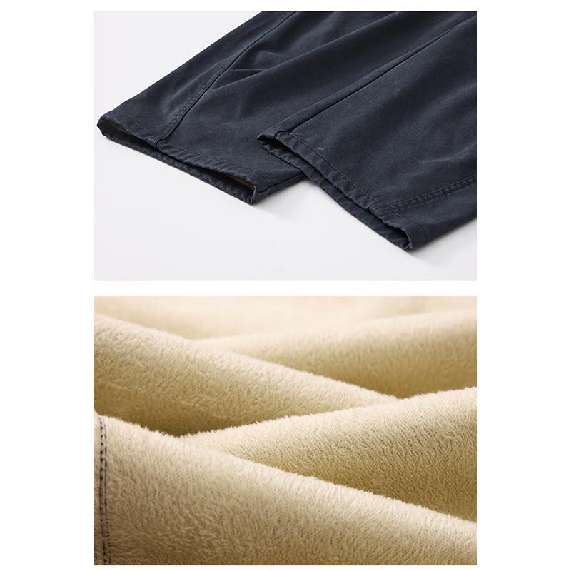 PLAYBOY Men's Fleece-Lined Straight Fit Jeans